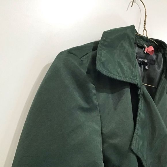Zara Green Trench Coat - Picture 8 of 8